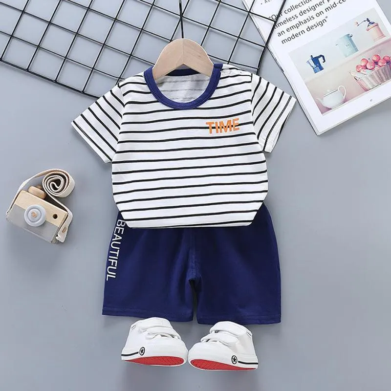 2pcs Cute Prints T-shirt and Pants Wholesale children's clothing