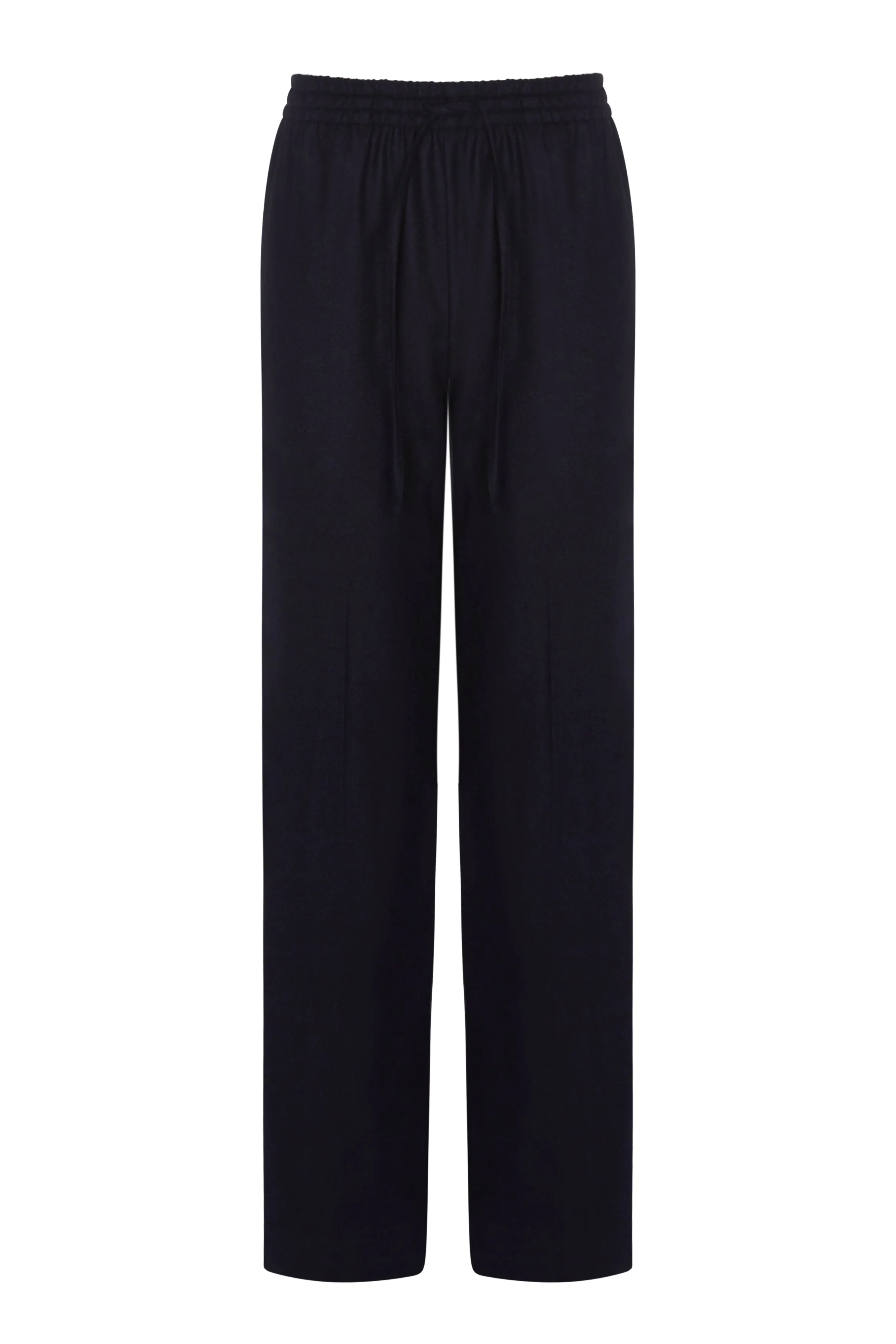 Aurelia Trouser Black Organic Heavy Linen