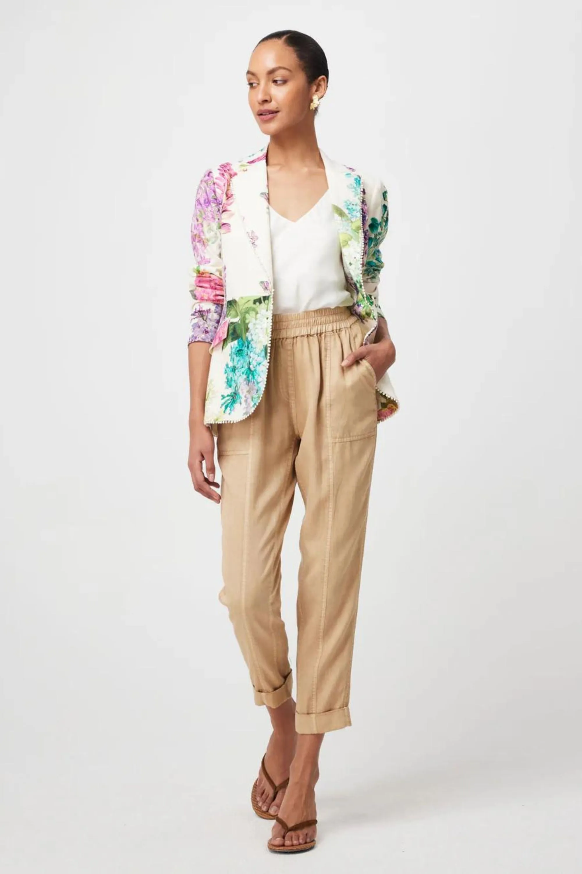 BAHIA LACE TRIM BLAZER - OW51803