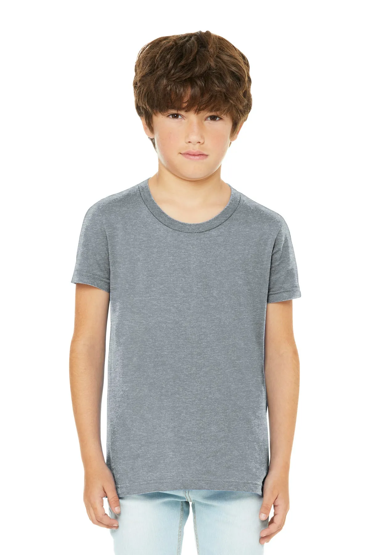 BELLA CANVAS® Youth Heather CVC Tee BC3001YCVC