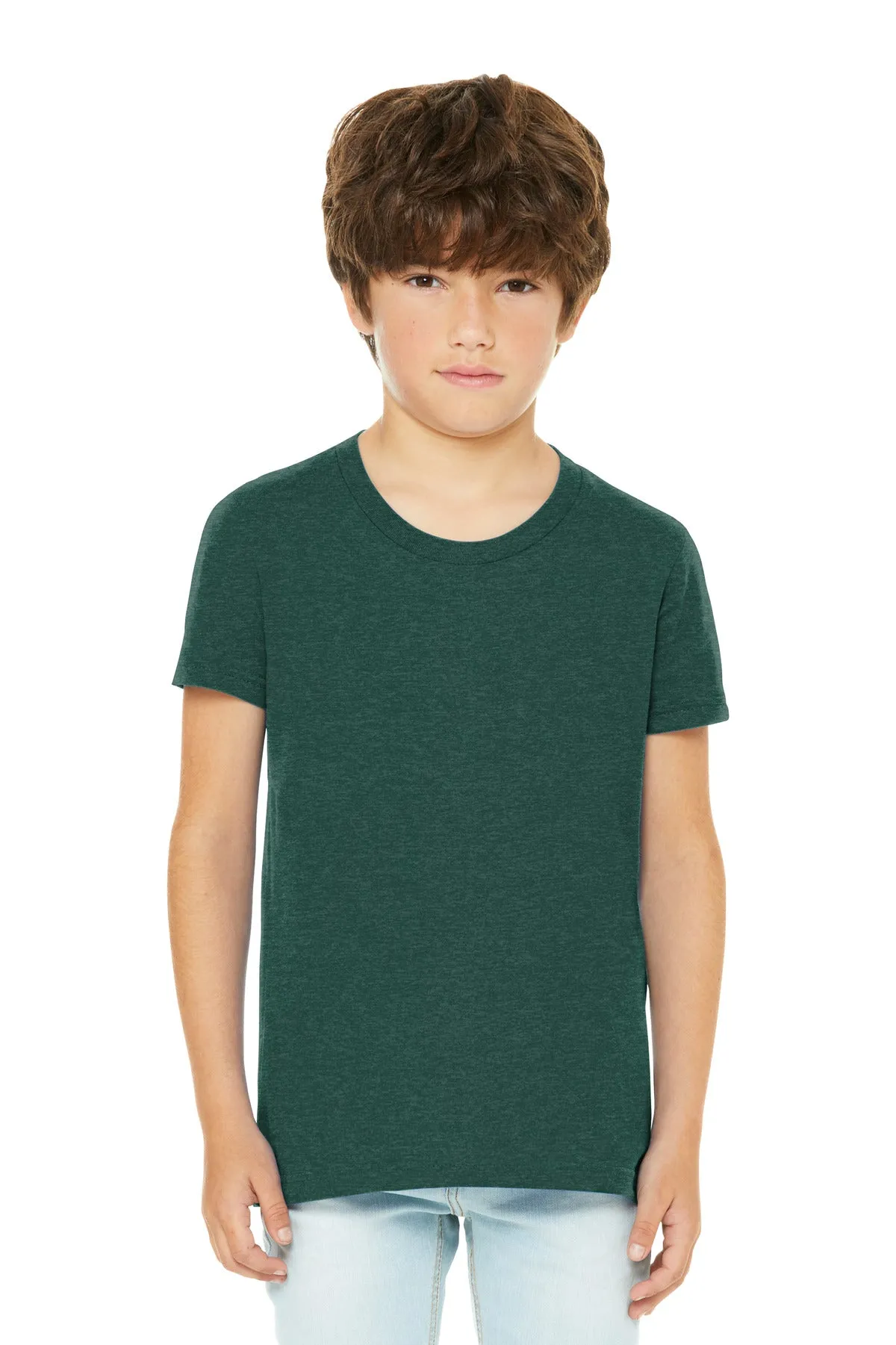 BELLA CANVAS® Youth Heather CVC Tee BC3001YCVC