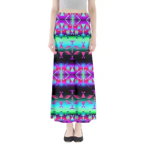 Between the Rocky Mountains Full Length Maxi Skirt