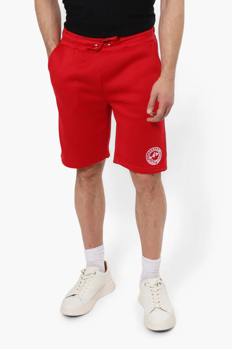 Canada Weather Gear Tie Waist Core Shorts - Red