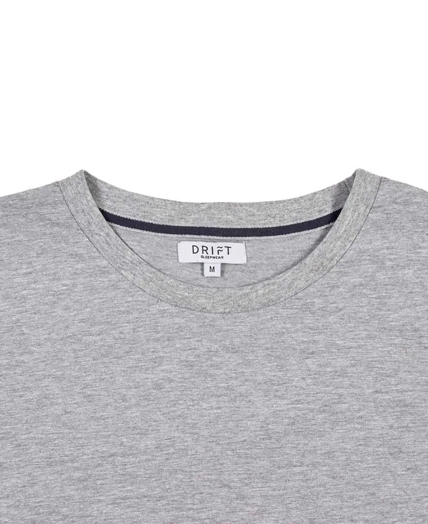 Classic Light Grey Mens Pyjama Top