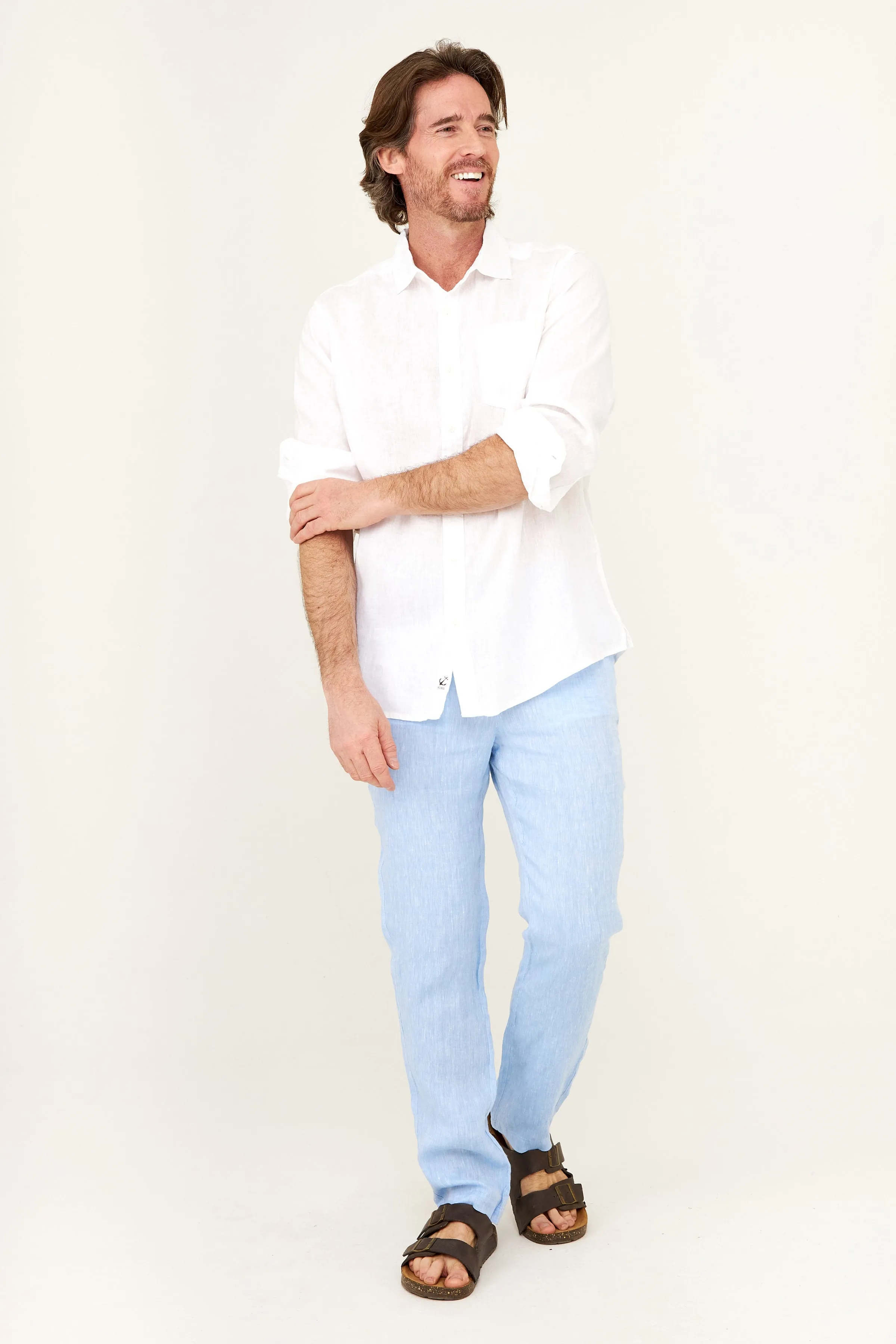 Classic Linen Shirt - White