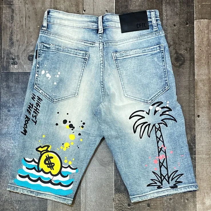 CPTL- rio denim shorts