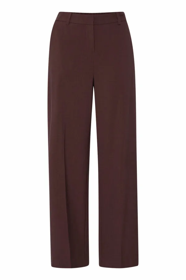 Danta Wide Leg Pants - Hot Chocolate