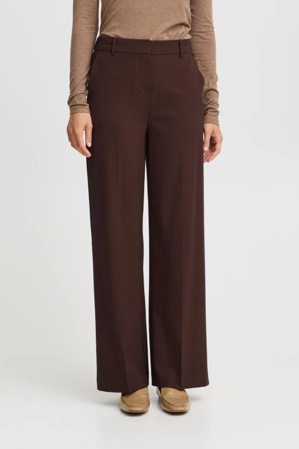 Danta Wide Leg Pants - Hot Chocolate