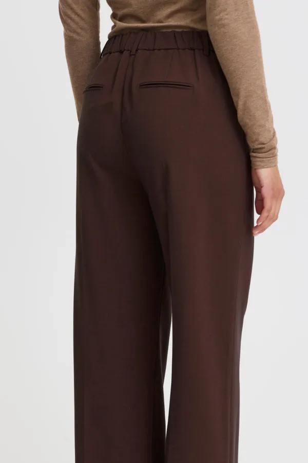 Danta Wide Leg Pants - Hot Chocolate