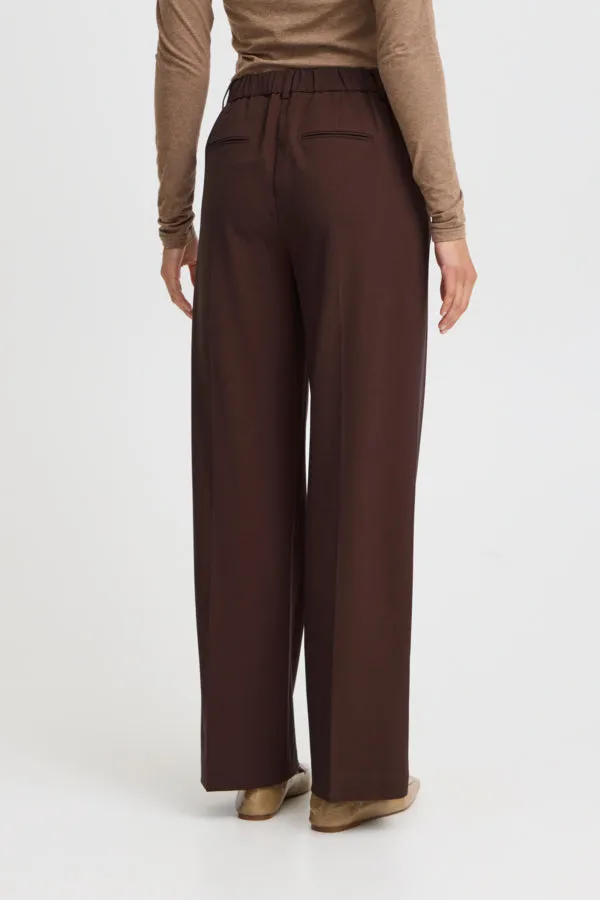 Danta Wide Leg Pants - Hot Chocolate