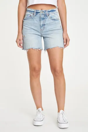 Daze Denim | Sundaze High Rise Long Short Dropout