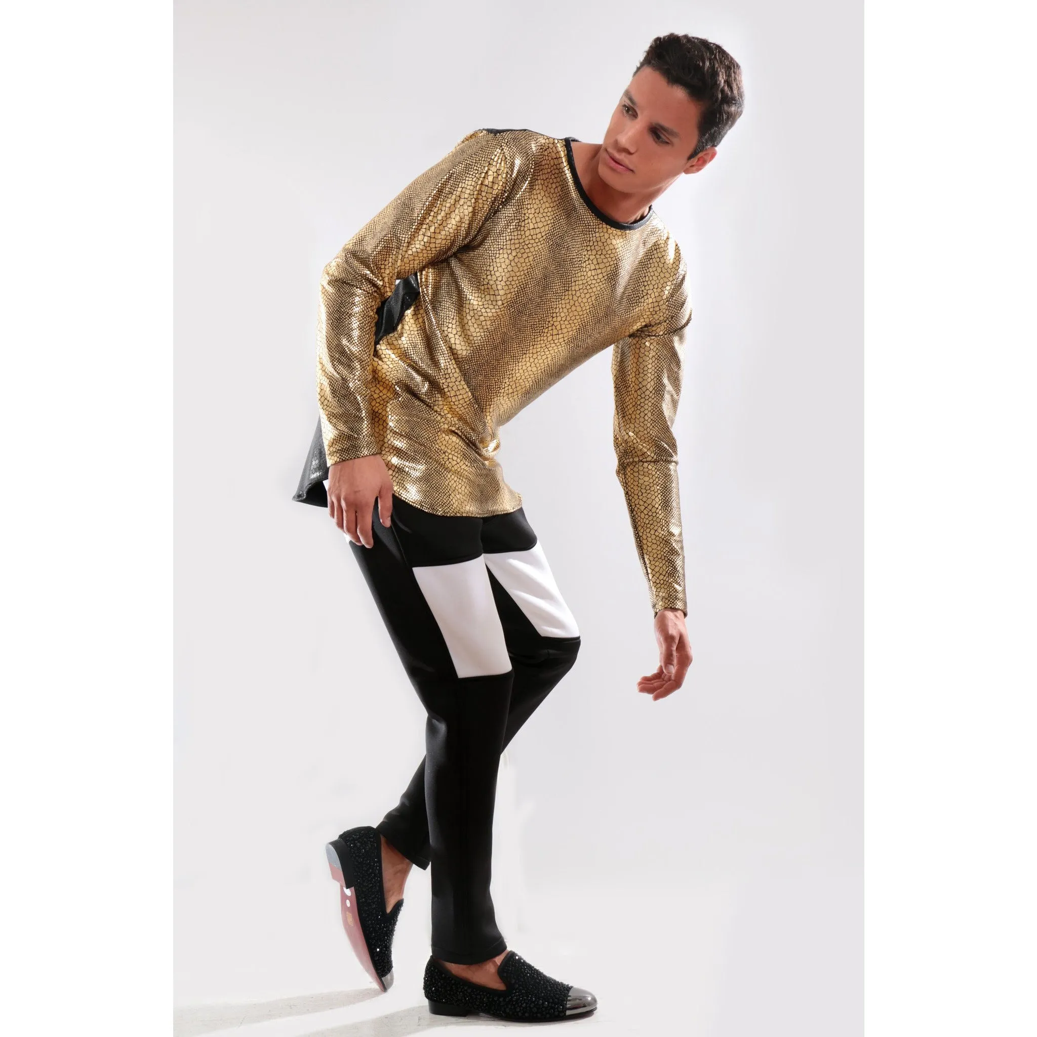 High quality Metallic long sleeve