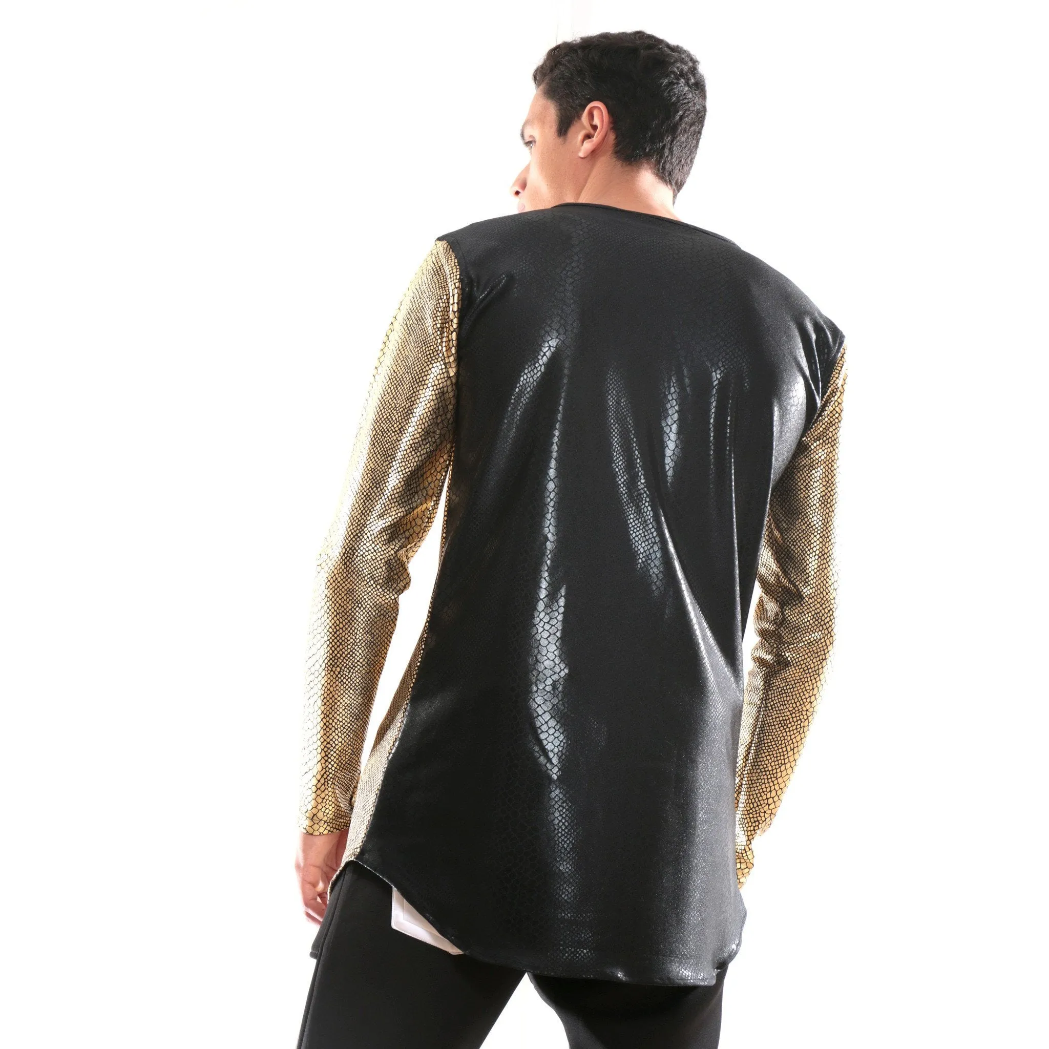 High quality Metallic long sleeve