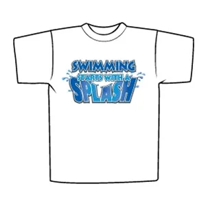 IMAGESPORTS Swimming T-Shirt Starts With A Splash