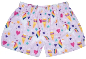 Iscream Magical Unicorn Plush Shorts