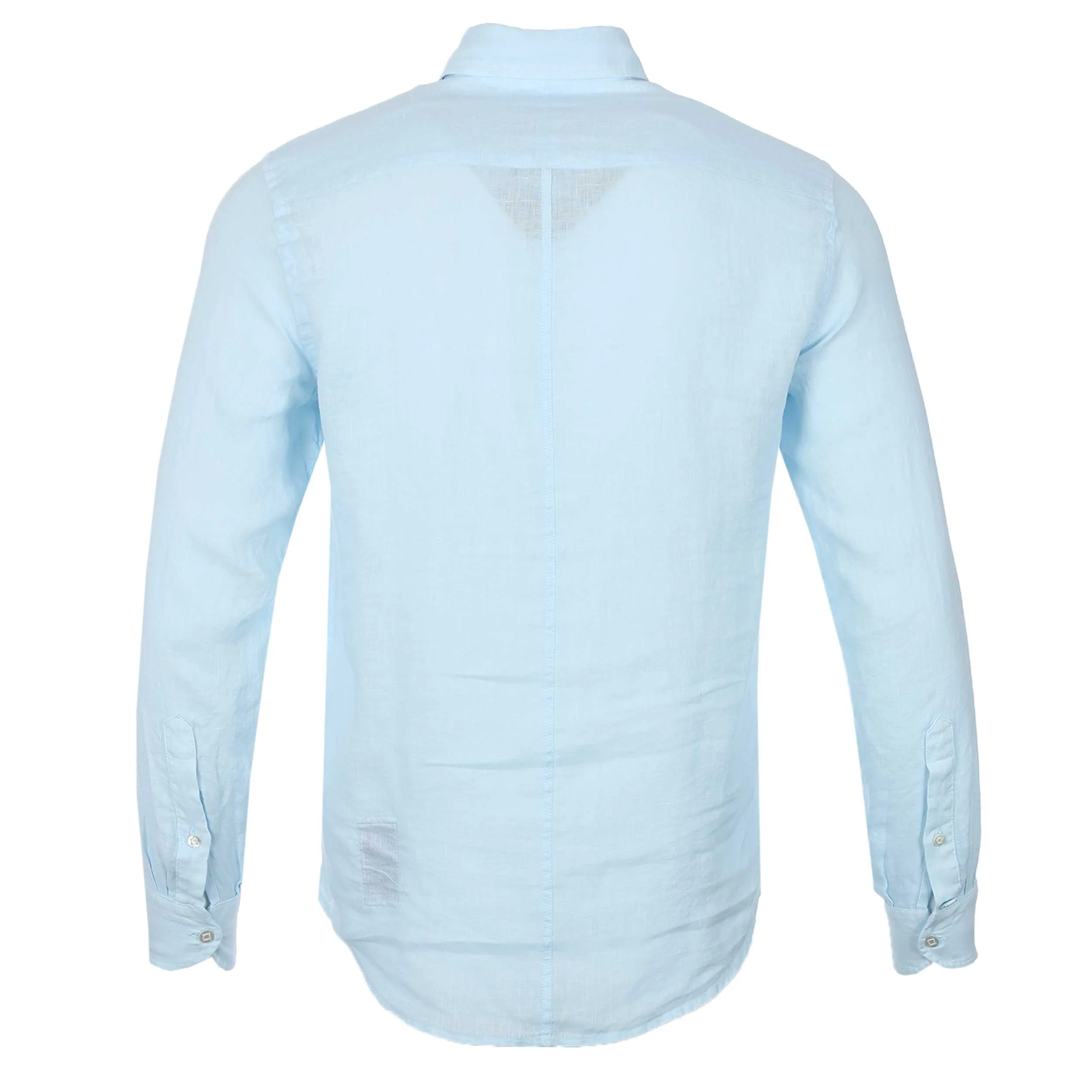 Jacob Cohen Basic Linen Shirt in Sky Blue