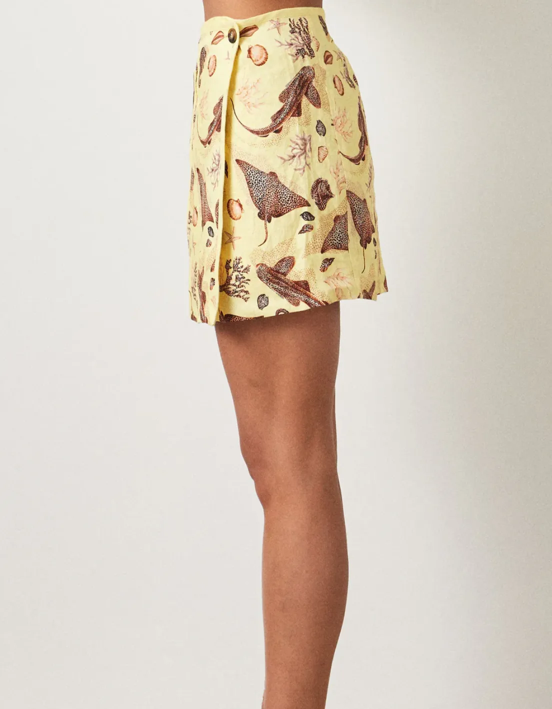 KOONYA SKIRT SEALIFE LEMON