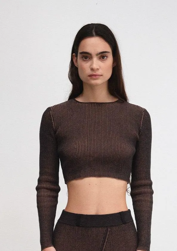 Le Crop Top Noir