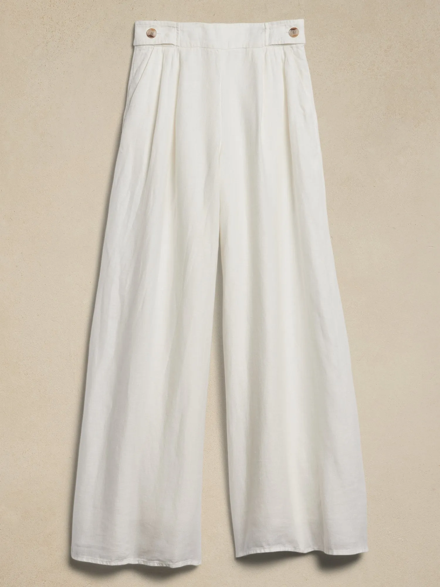 Lina Linen Wide-Leg Pant