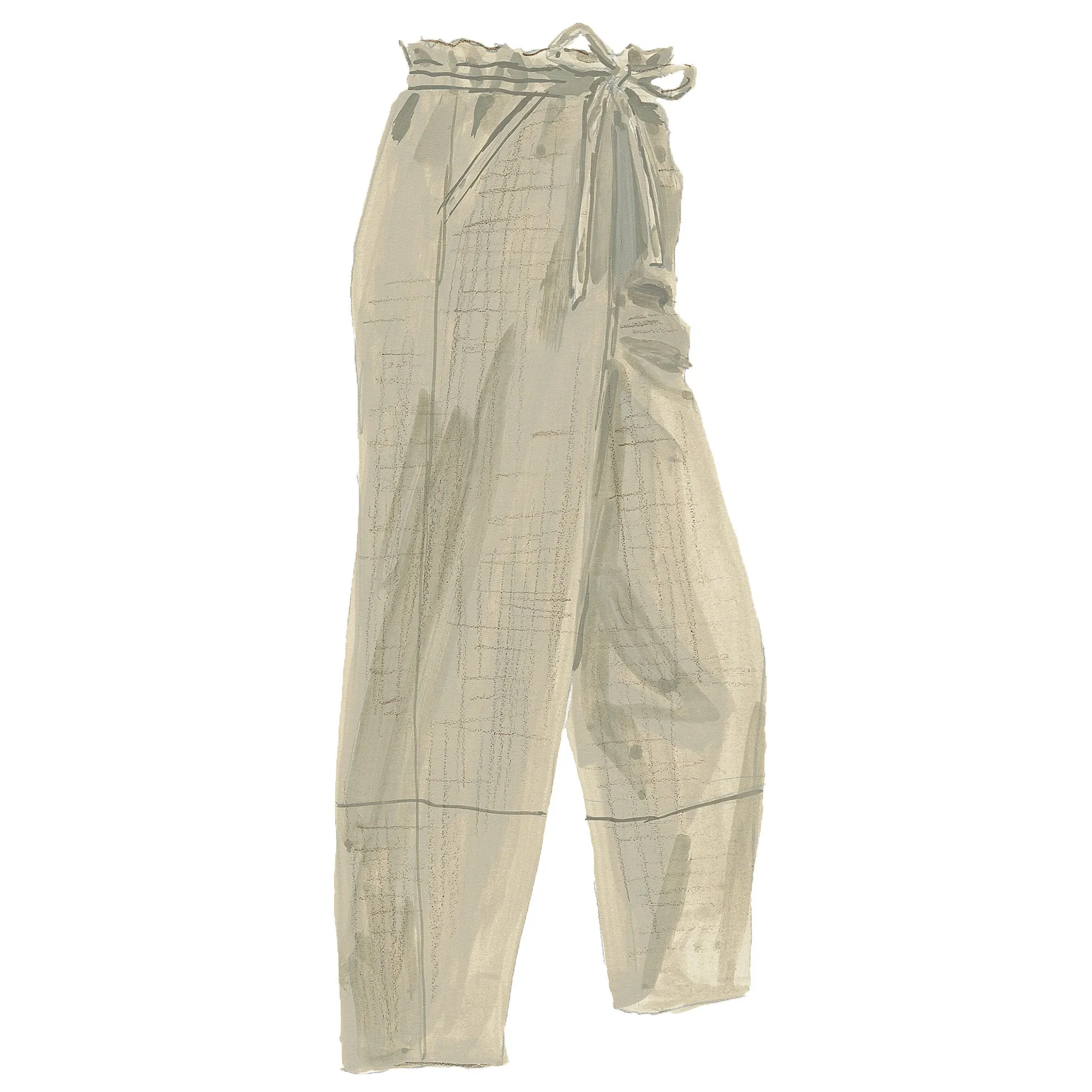 Linen Drawcord Pant