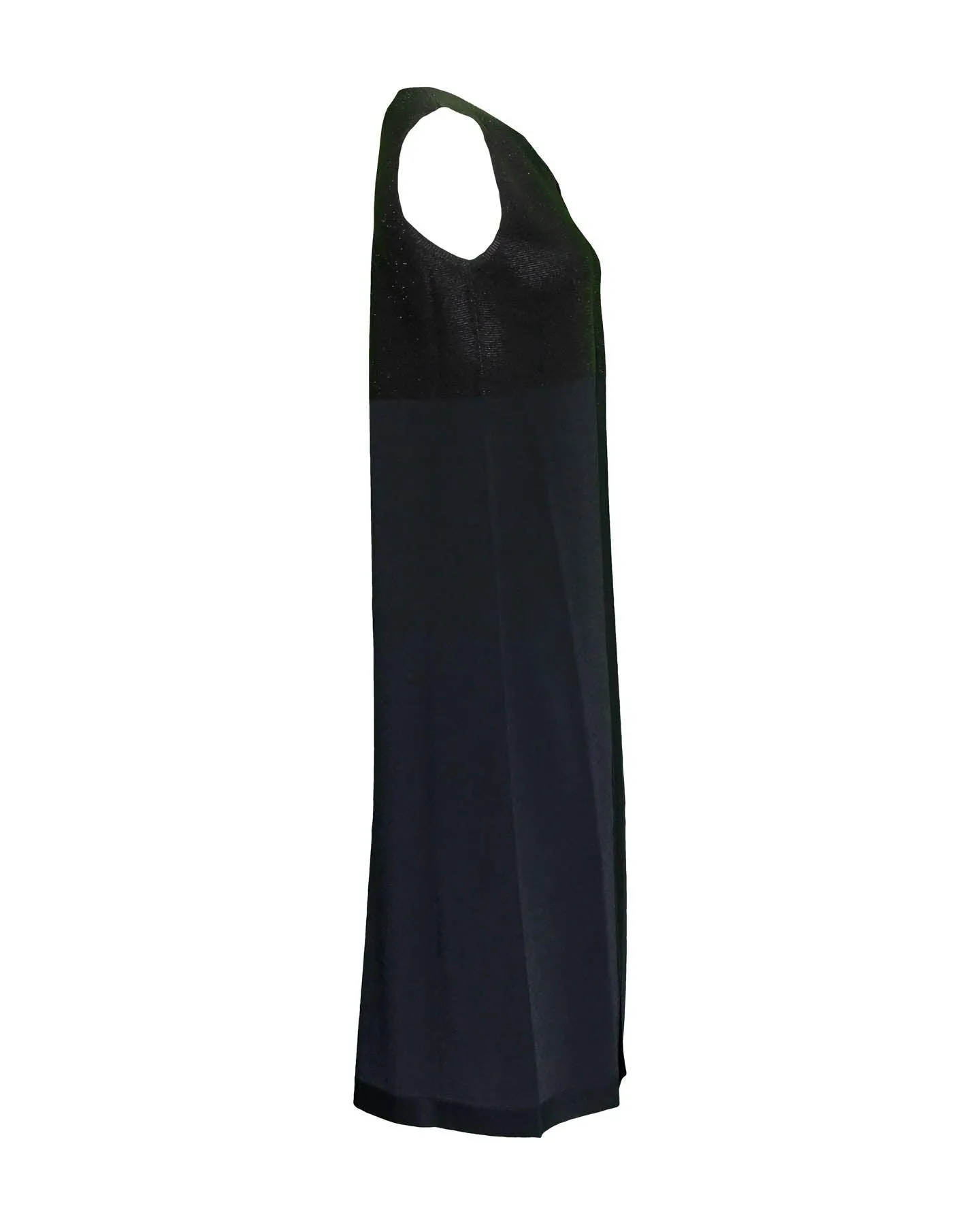 Long Jewel Neck Vest