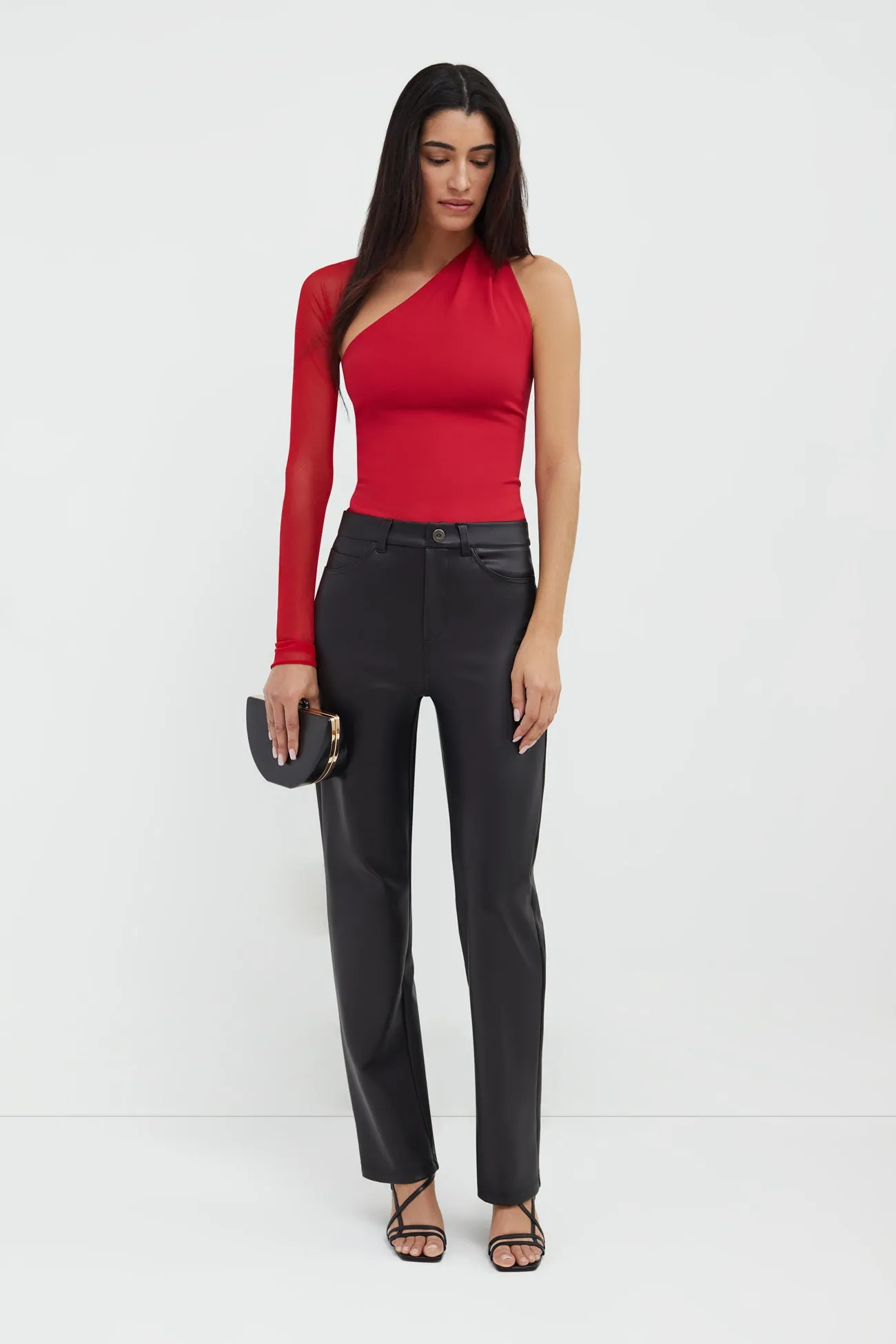 Manhattan Mesh Sleeve Top