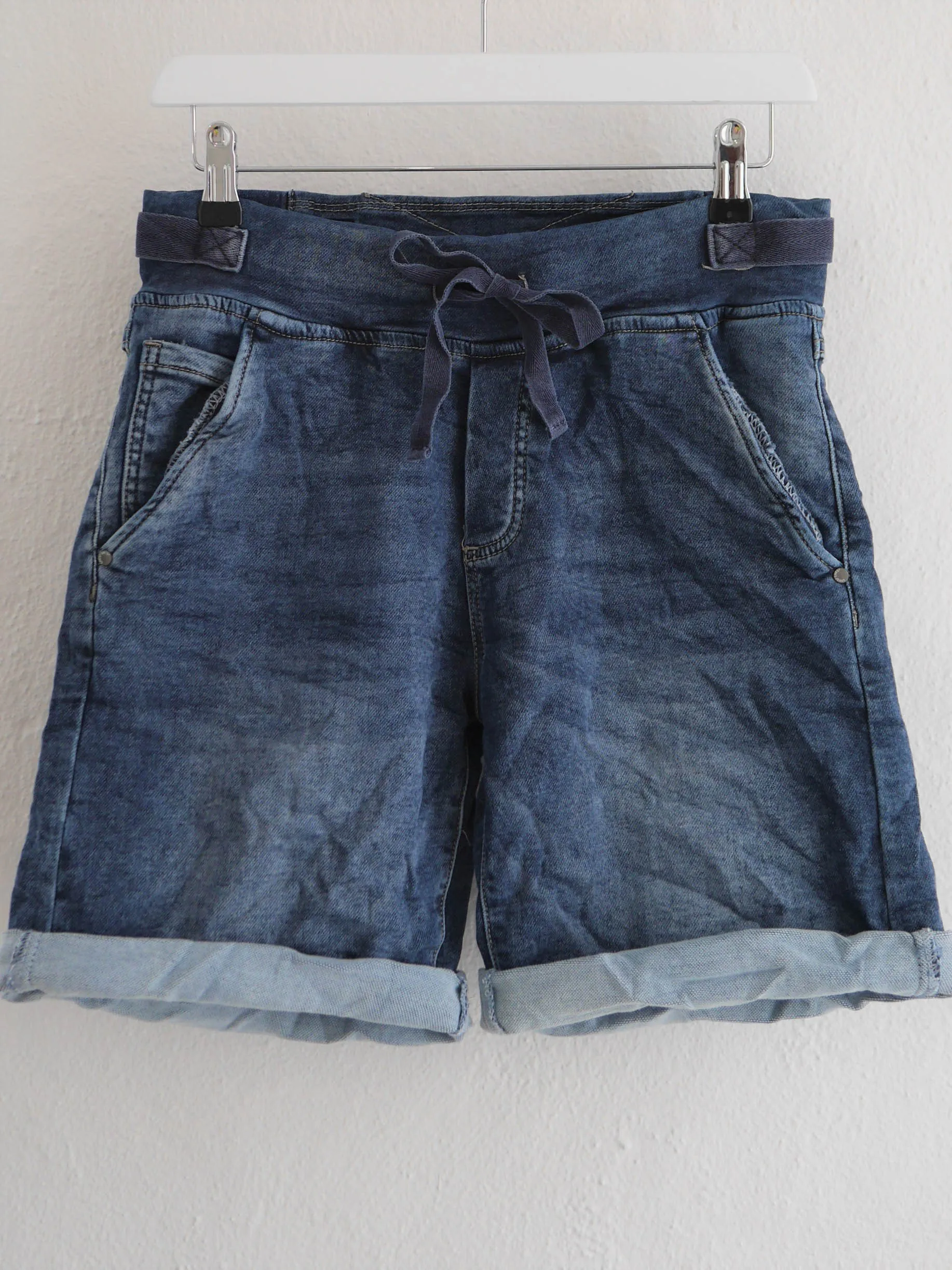 Melly & Co Drawstring Denim Shorts