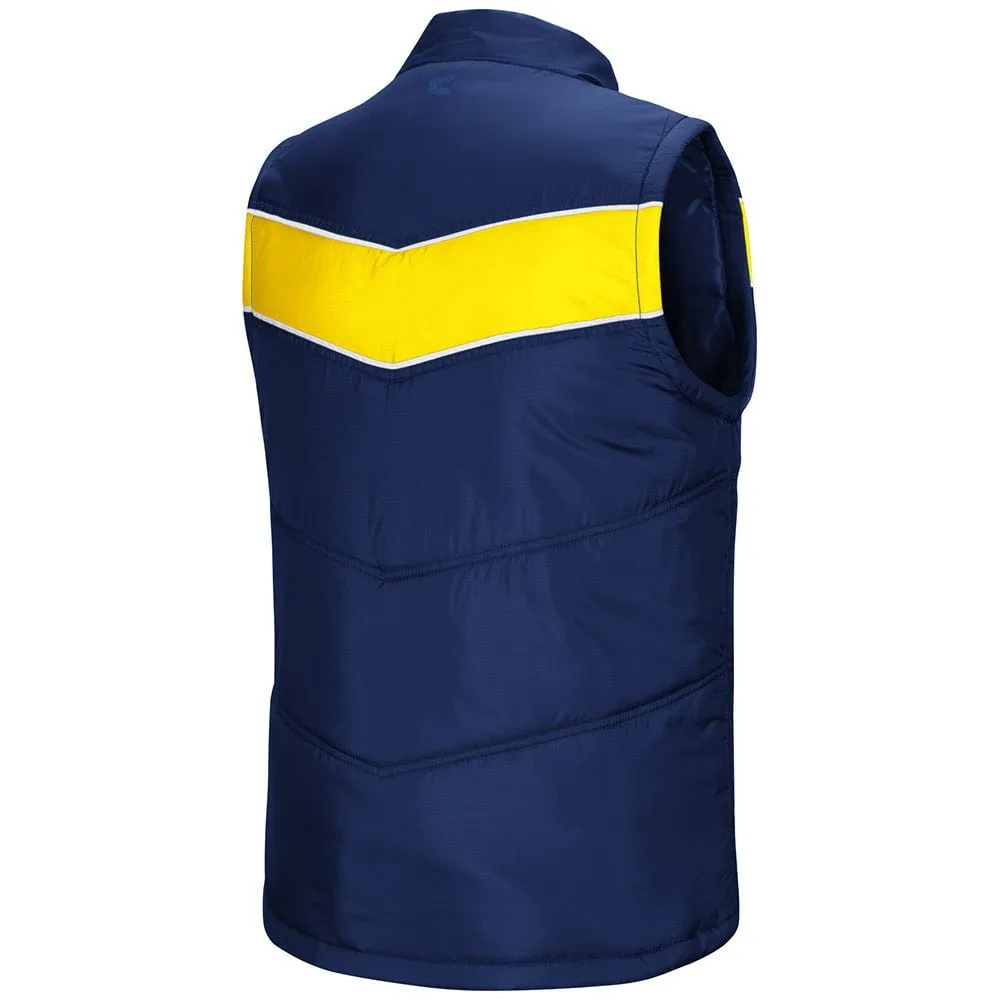 Michigan Wolverines Colosseum "Red Beaulieu" Full Zip Puffer Vest