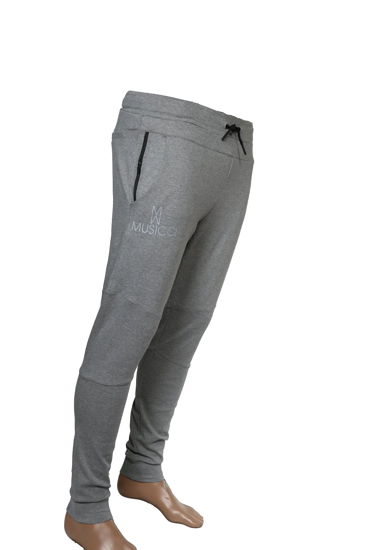 Musicci light gray fleece sweat pant