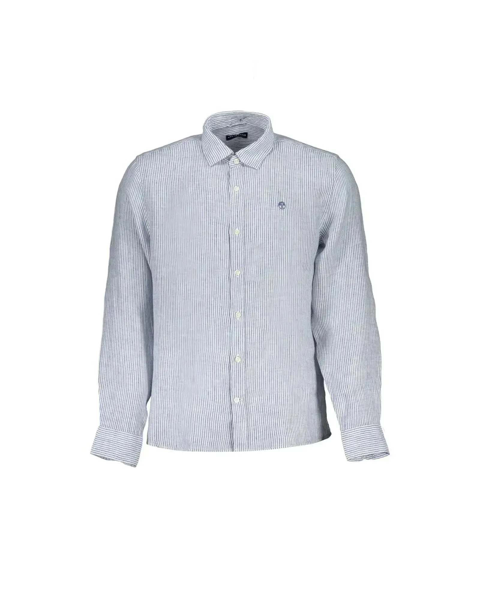 North Sails Men's Blue Linen Shirt - XL