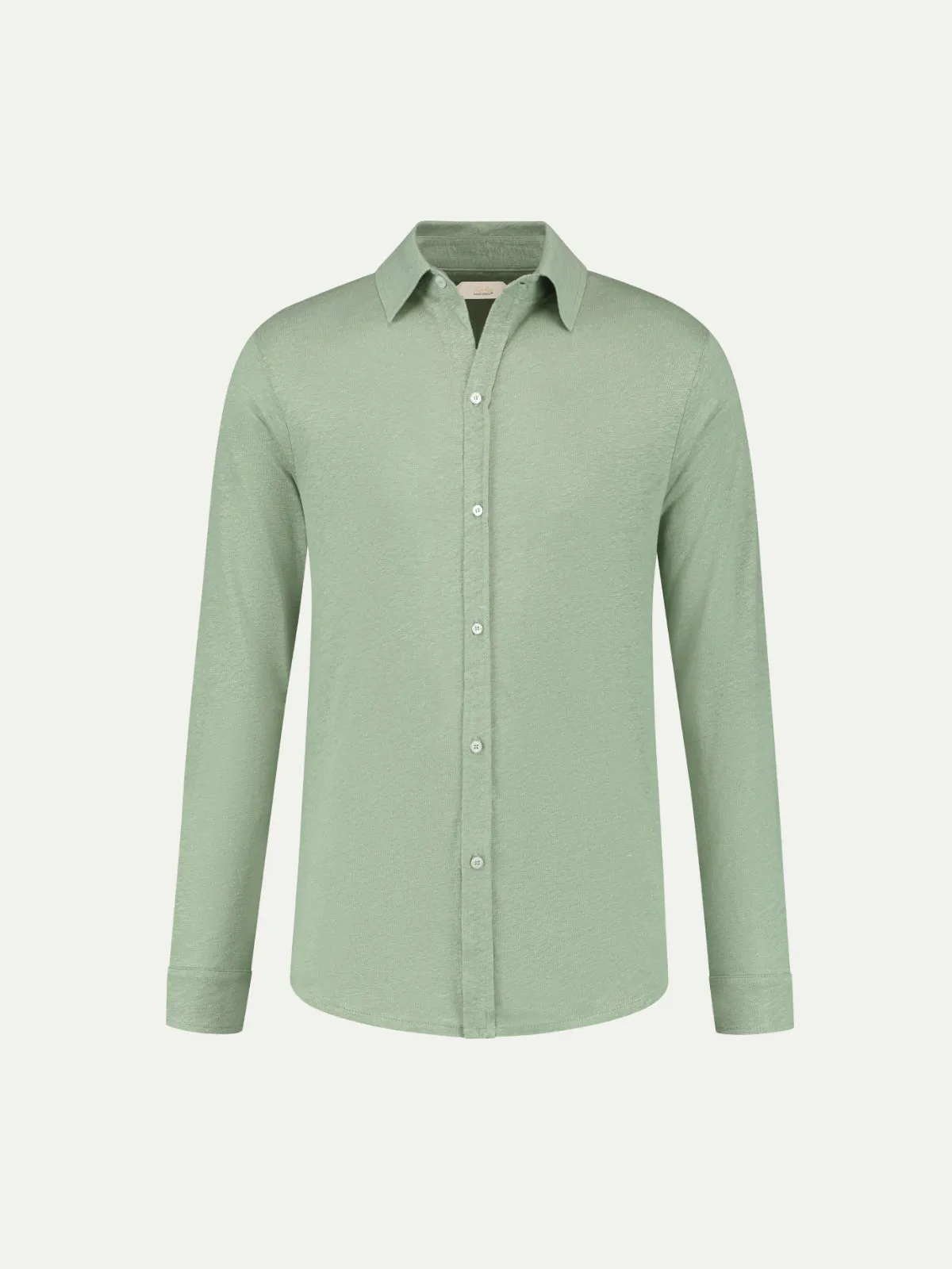 Pistache Linen Bayside Shirt