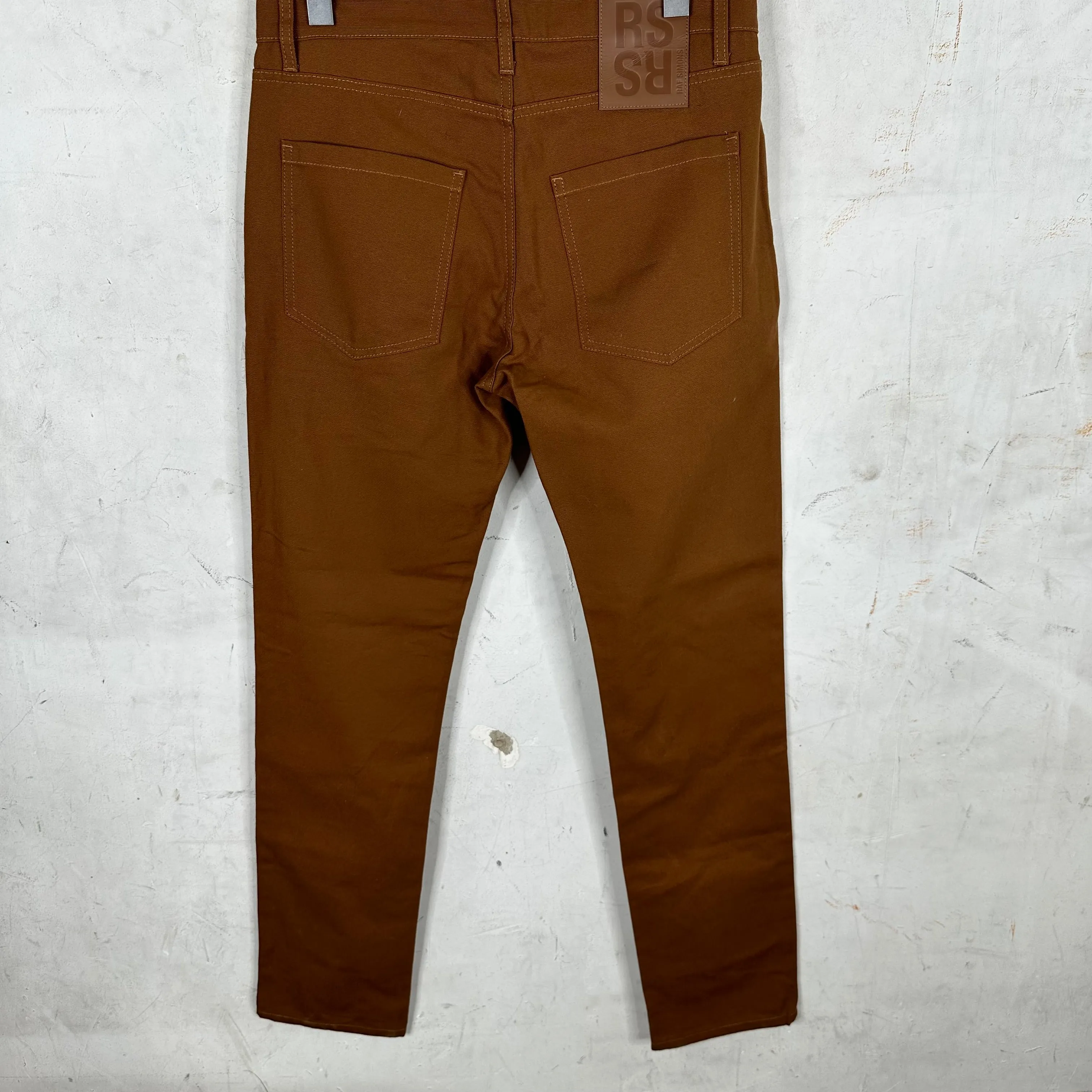 Raf Simons Brown Woven Trousers