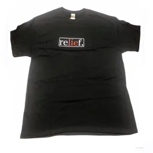 Relief Skate Supply LIE T Shirt Black