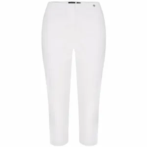 Robell Crop Trousers | White