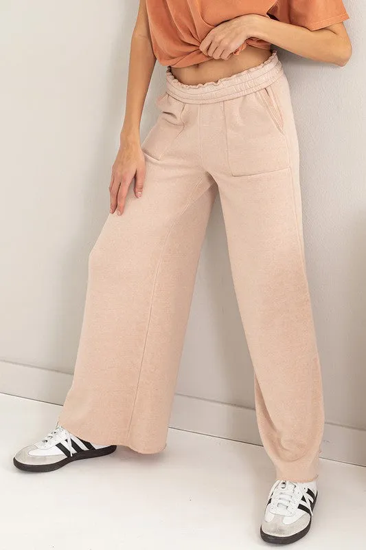 Shyla High Rise Wide Leg Drawstring Pants