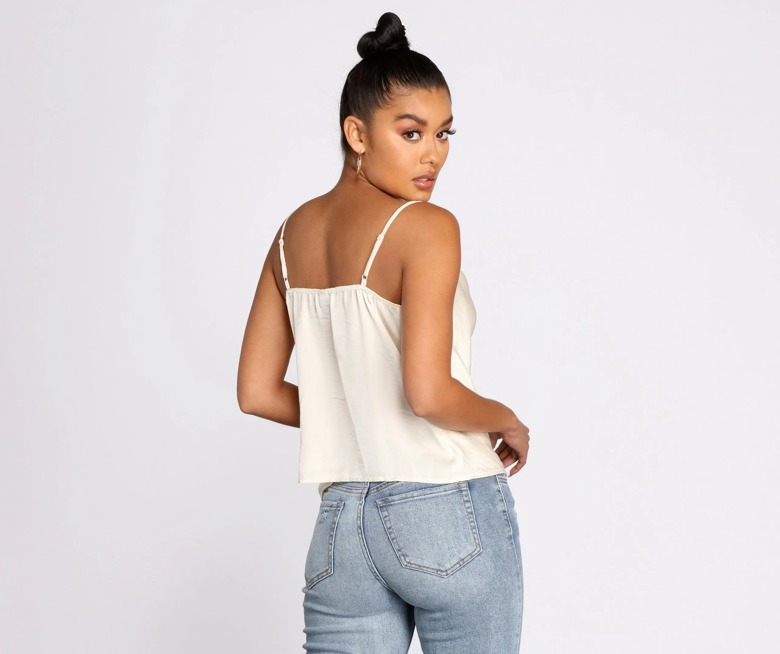 Simple Sleek Satin Top