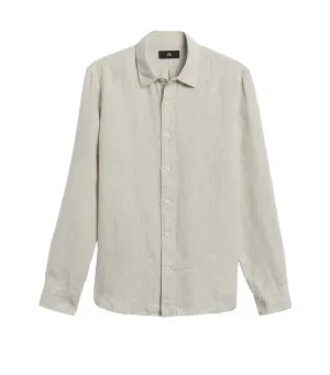 Slim Castello Linen Shirt Natural