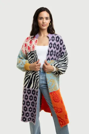 Soft Multi Patterned Cardigan