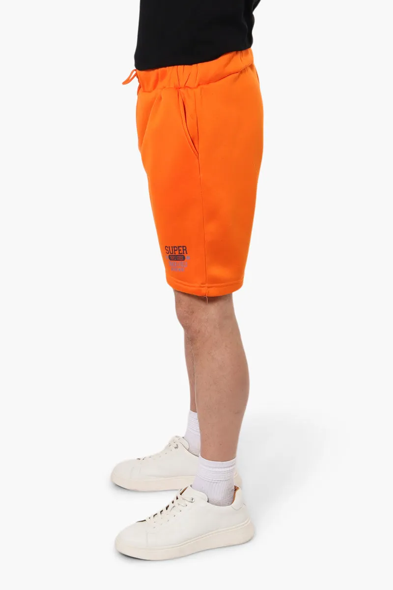 Super Triple Goose Tie Waist Core Shorts - Orange