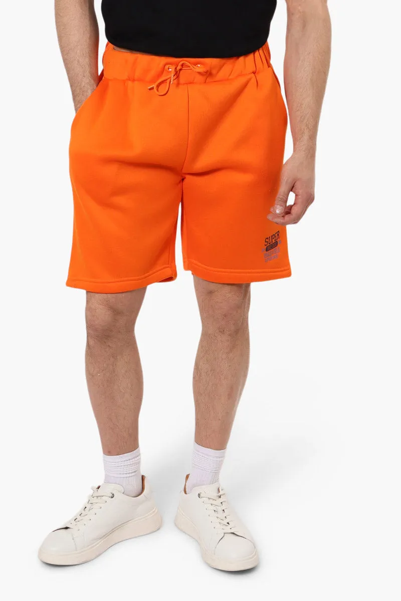 Super Triple Goose Tie Waist Core Shorts - Orange