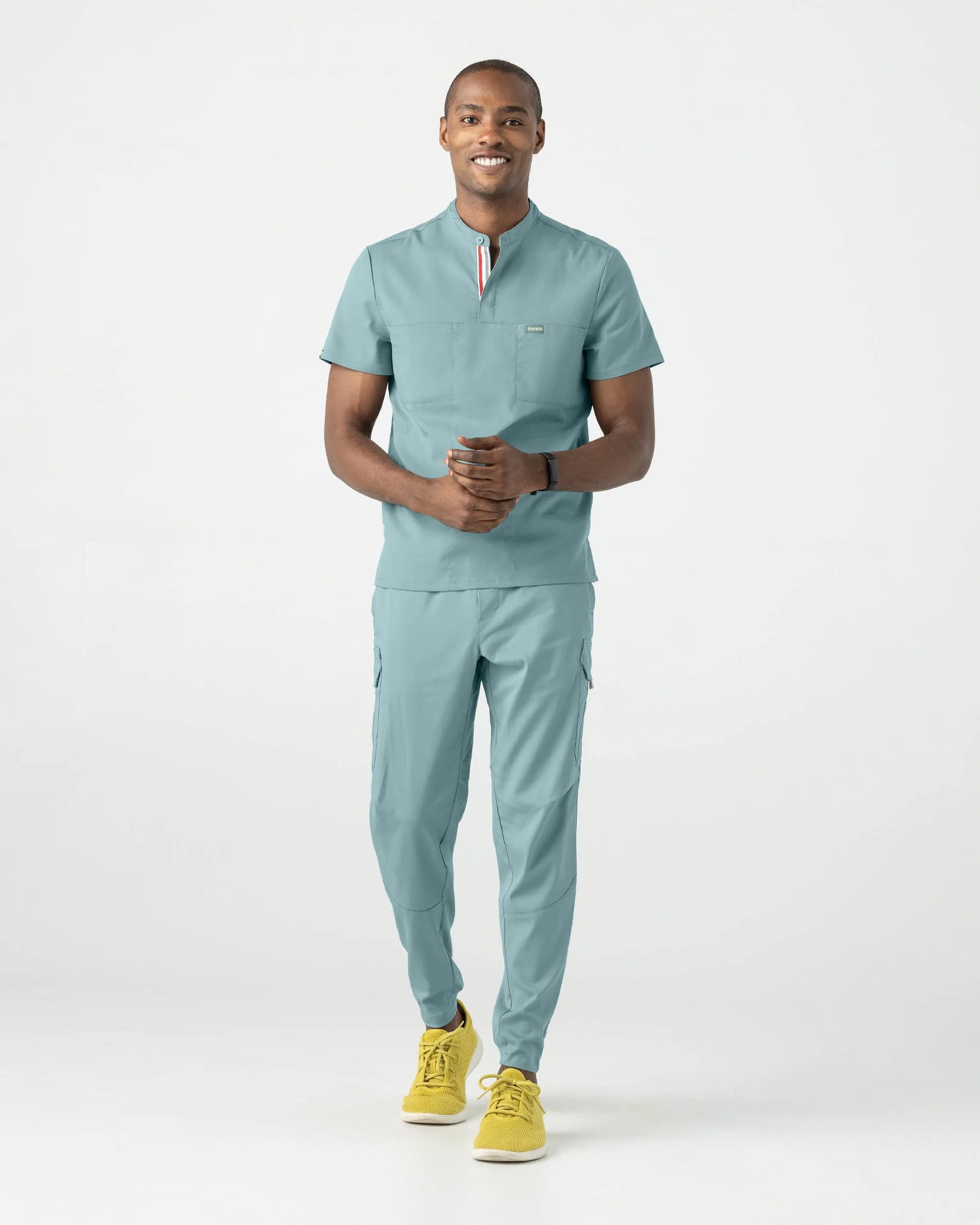 TENCEL™ Skye‎ ‎ Banded Collar Scrub Top