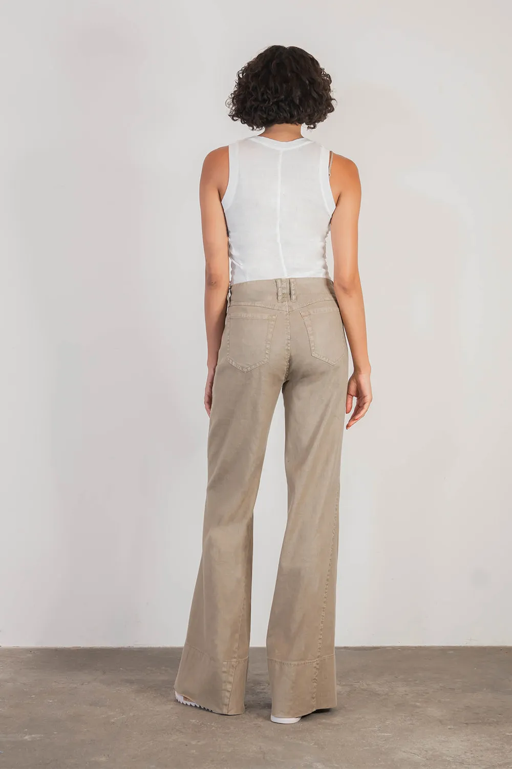 Tyler Wide Leg Linen Pant