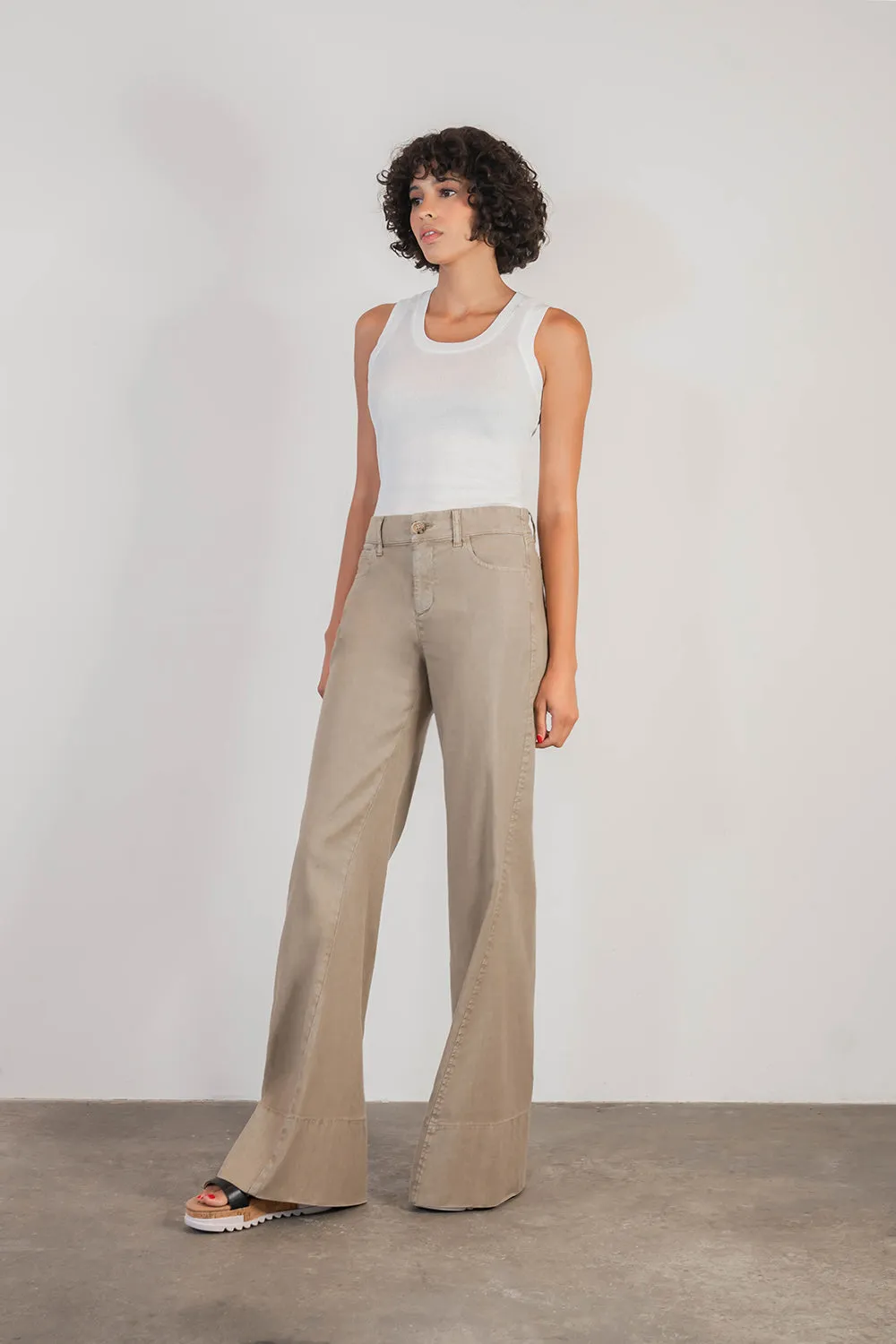 Tyler Wide Leg Linen Pant