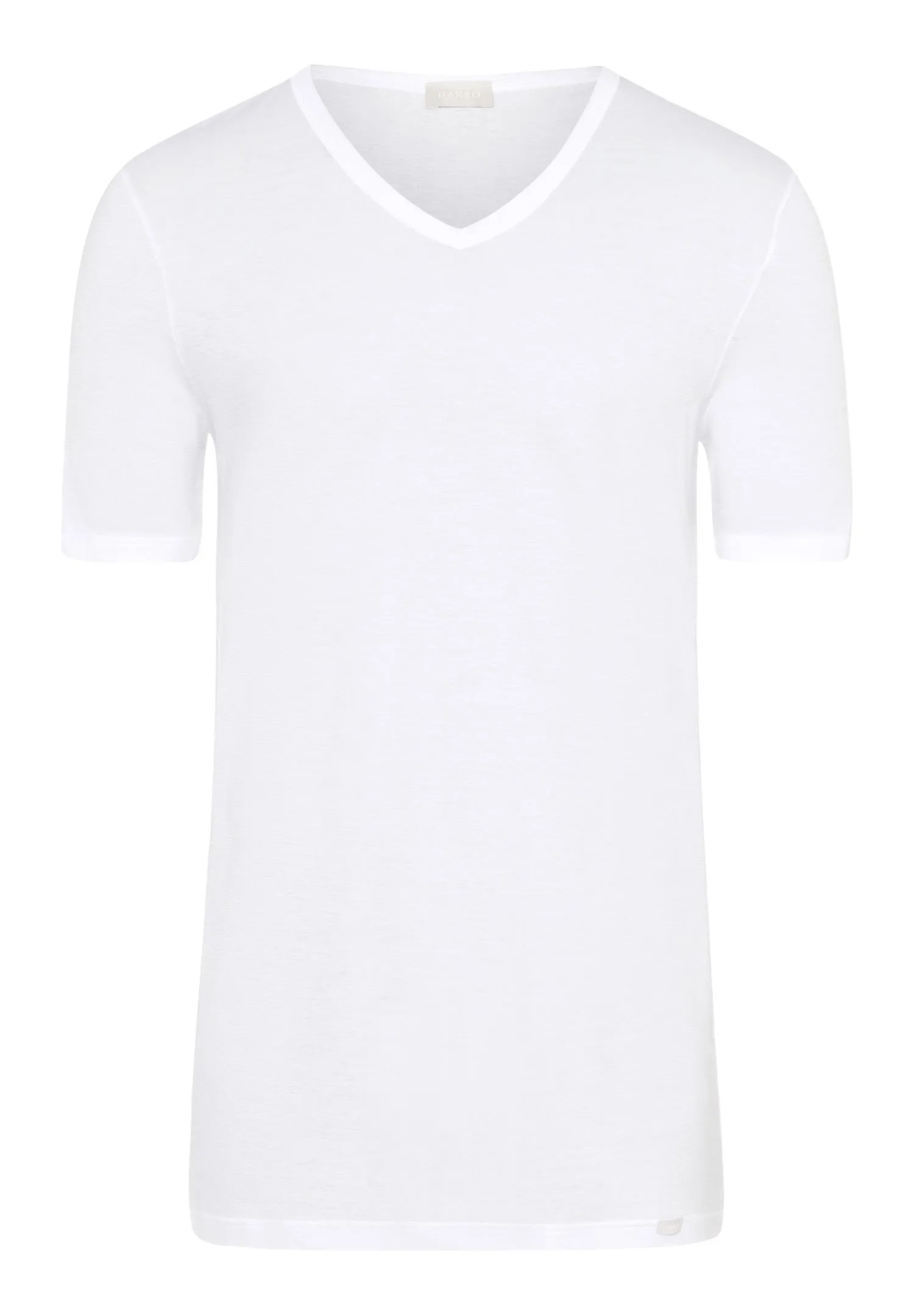 Ultralight Supima Cotton V-Neck Fitted T-Shirt | White 73001-101