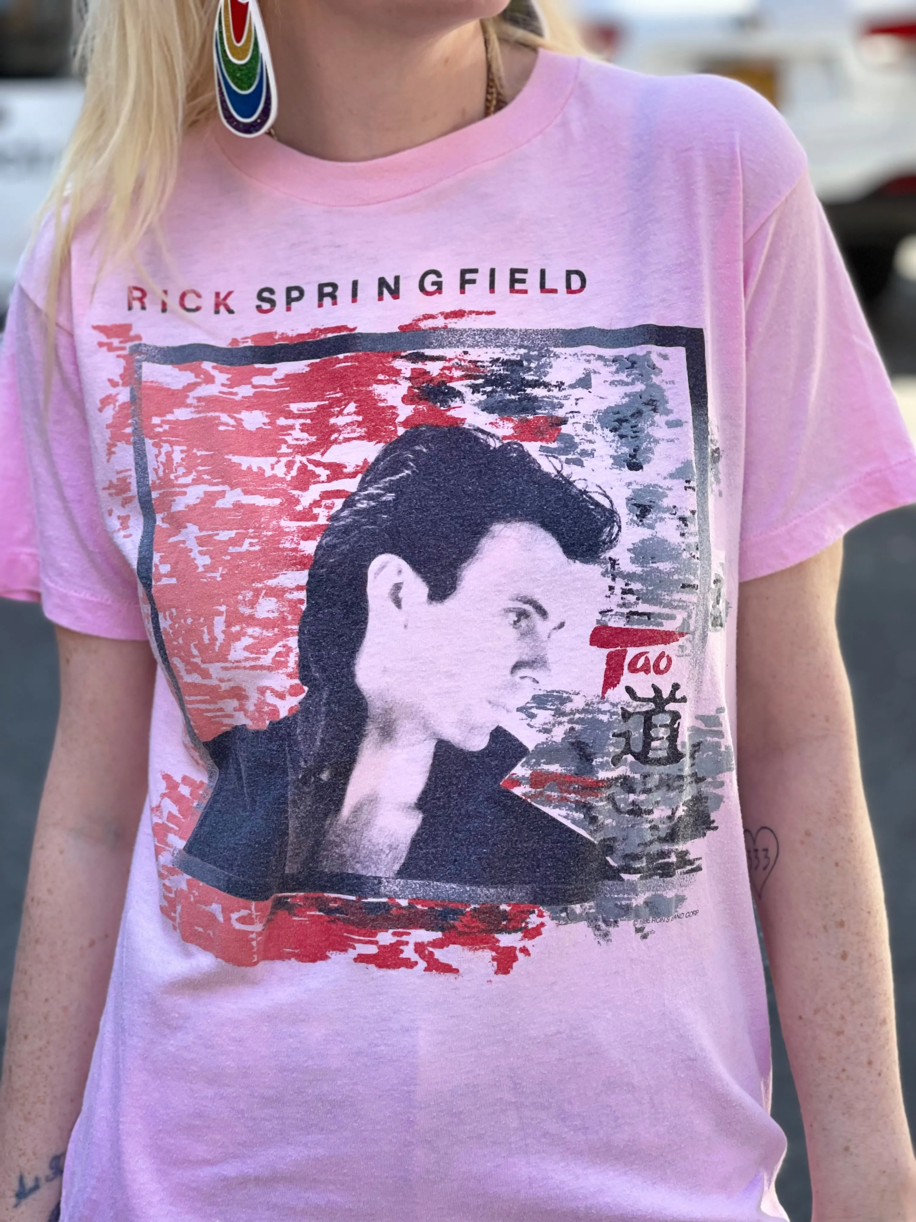 Vintage 1985 Rick Springfield Tour T-shirt