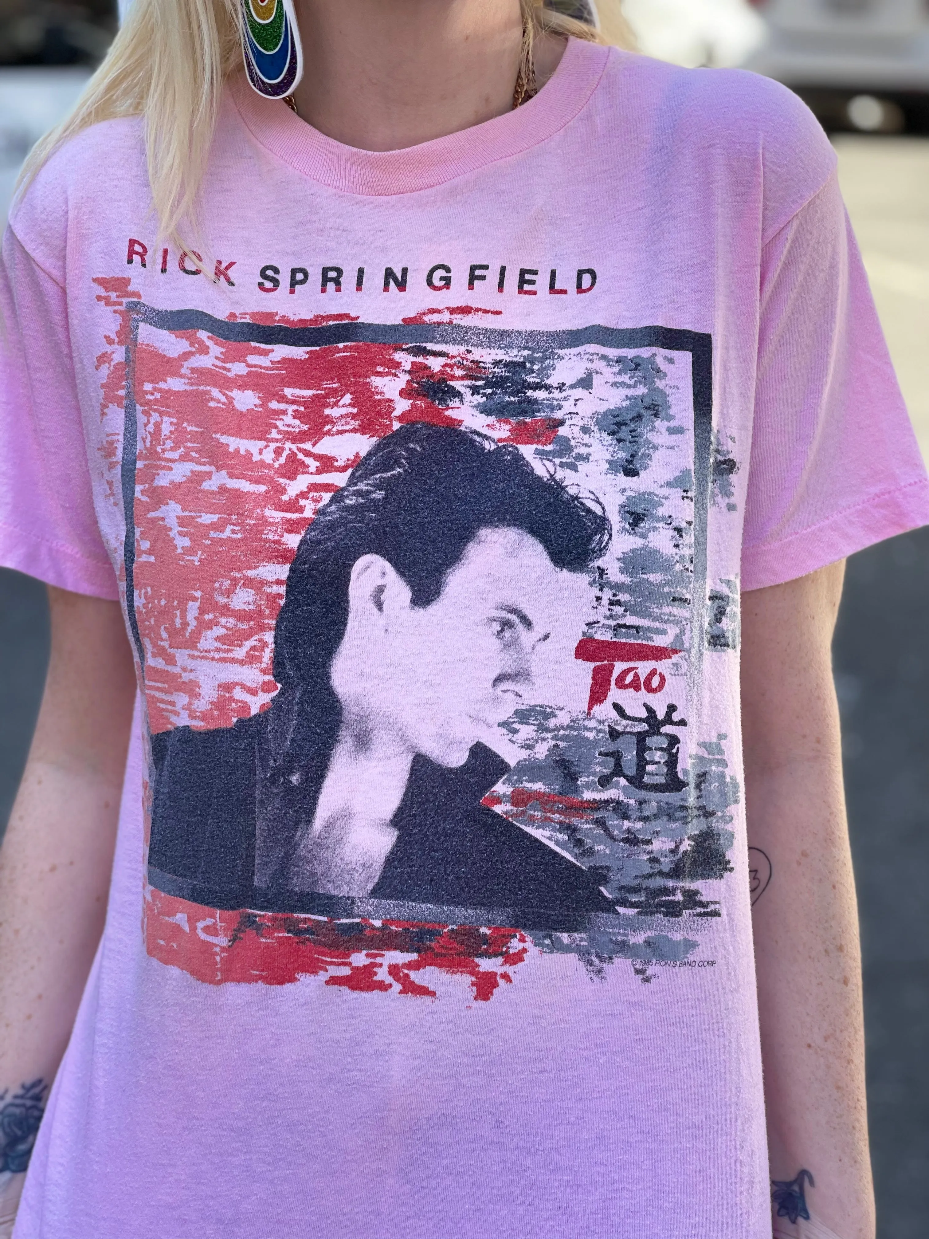 Vintage 1985 Rick Springfield Tour T-shirt