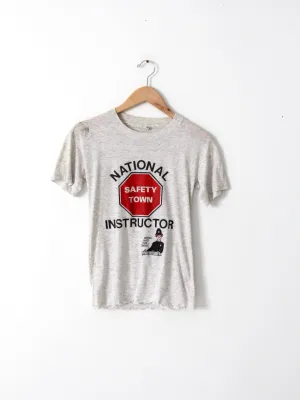 vintage Safety Instructor graphic tee