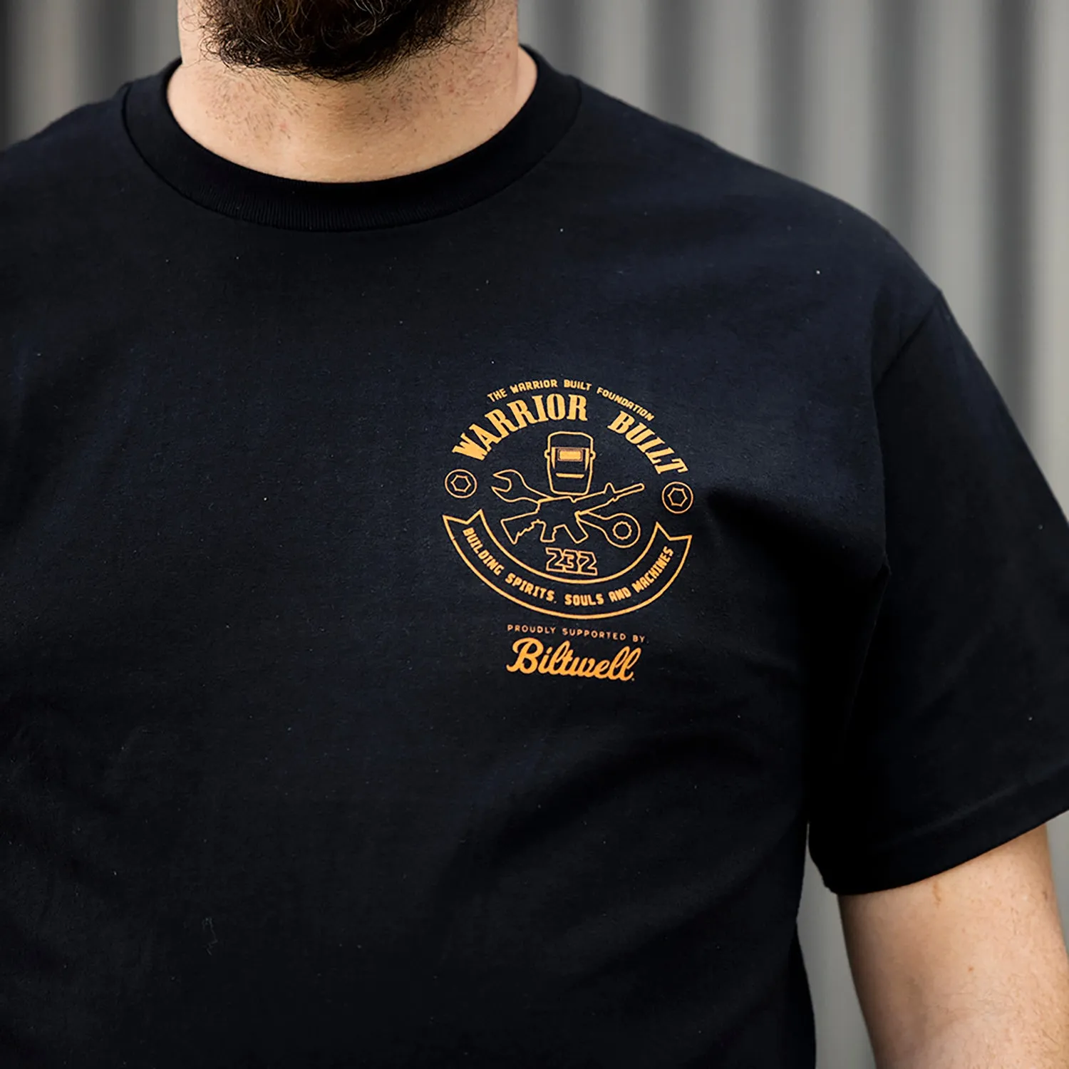 Warrior Built Black Eagle Tee