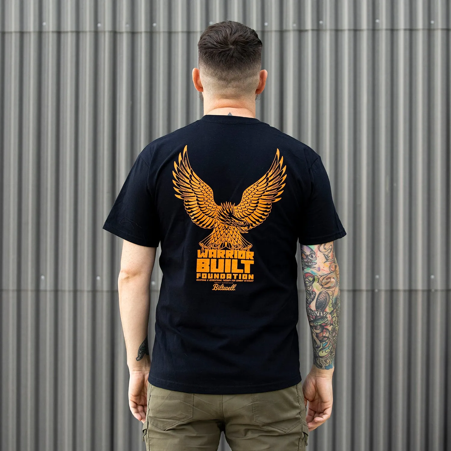 Warrior Built Black Eagle Tee