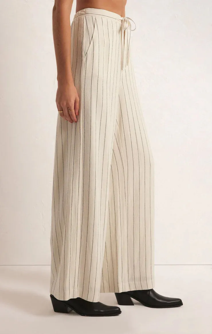 ZSU Cortez Pinstripe Wide Leg Pant